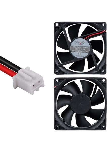 Powermaster IC-216 Fırçasız Dc Fan 80X80X25MM 12 Volt 3 Pin (Seri 2)