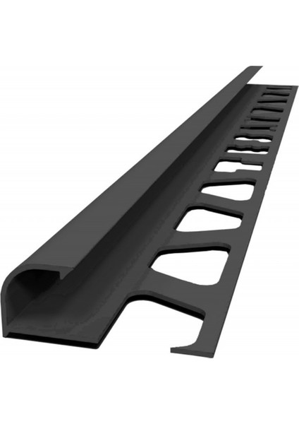 10 mm Alm. Mat Siyah Seramik Iç Köşe Profili