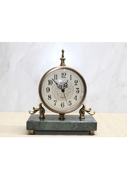 Mermer Tabanlı Masaüstü Saat