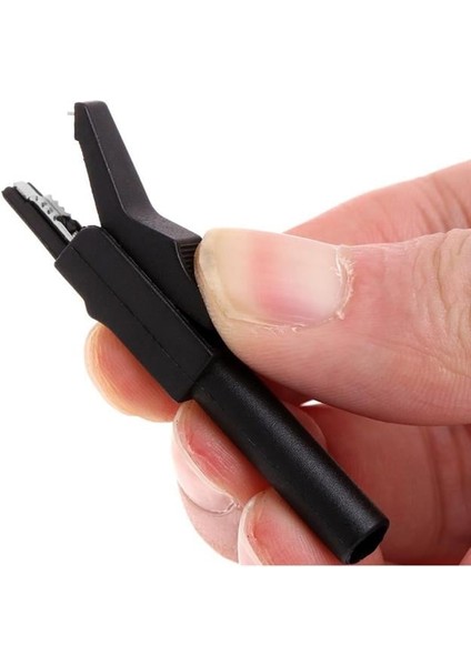 IC-243B 4mm Banan Jak Girişli Krokodil Catıı (2li Takım Siyah-Kırmızı) modelleri