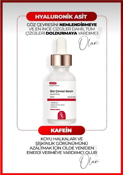 , Göz Altı Serum – Torba, Morluk ve Koyu Halkalara Karşı Aydınlatıcı, Canlandırıcı ve Nemlendirici 30 ml fırsatları