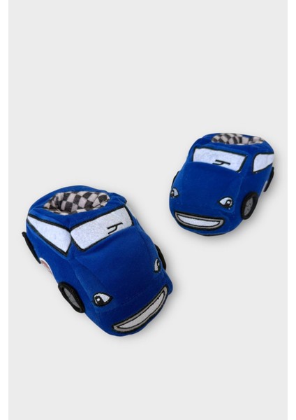 Çocuk Figürlü Panduf Ev Pandufu Ev Ayakkabısı Ev Botu Kreş Okul Ayakkabısı Mavi fırsatları