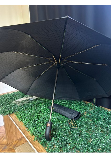 Aprıl – Snotlıne 10 Telli Süper Lüks Erkek Şemsiye Tek Düğmeyle Açma & Kapama – Full Otomatik