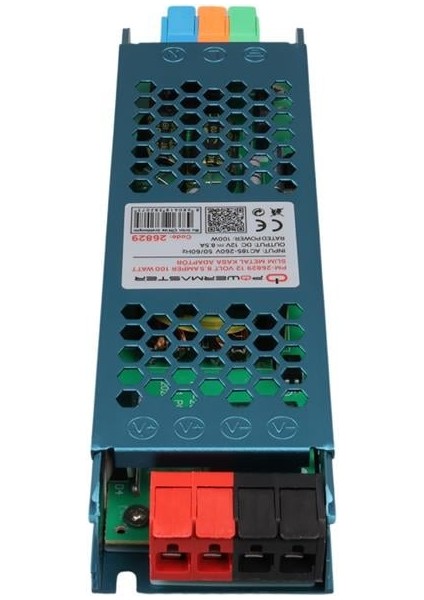 Powermaster PM-26829 12 Volt 8.5 Amper 100 Watt Slim Metal Kasa Adaptör 180X50X23MM modelleri