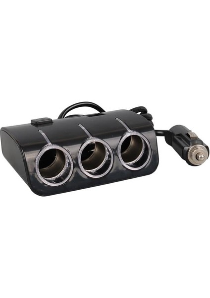 Olesson 1506 12-24V Çift USB Girişli 120W 80 cm Kablolu 3'lü Araç Çakmak Çoklayıcı fiyatları