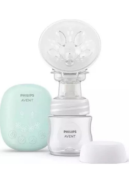Avent Sessiz ve Kompakt Tasarım, 4 Masaj ve 4 Sağım Modu, SCF323/11 Essential Elektrikli Göğüs Pompası,