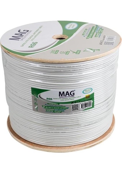 Mag RG59 Fa Mini Dual Bitişik Kablo 300 mt modelleri