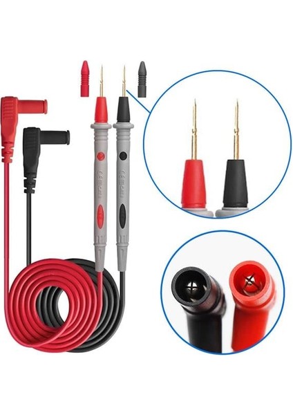 Powermaster 3014B Iğne Tip Multimetre - Ölçü Aleti Probu 1000V 10A (106 cm Uzunluk)