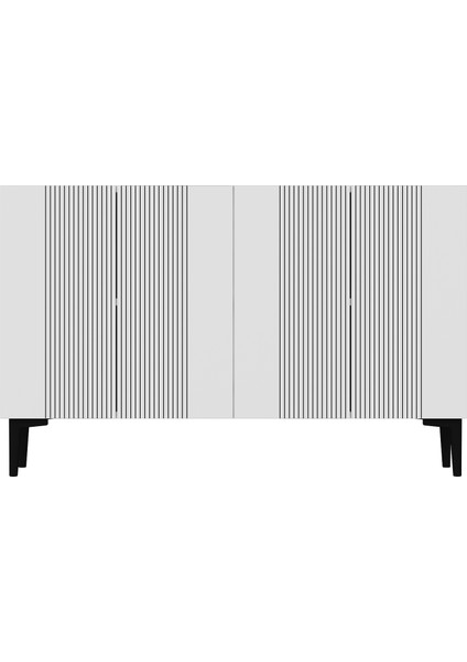 KA1203DB-CORSA Konsol, Çok Amaçlı Dolap, Kahve Köşesi, Tv Sehpası 120CM Safirmeşe-Beyaz fırsatları