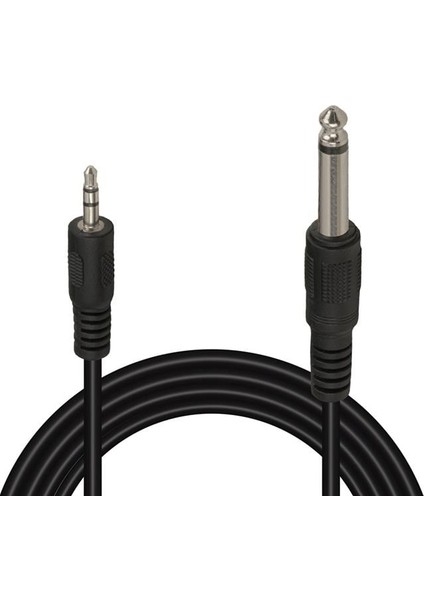 Powermaster PM-15917 6.3 mm Gitar To 3.5 mm Stereo Ara Kablo (1.4 Metre)
