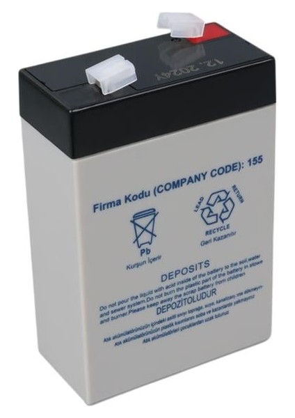Yokohama Yh-62.3 6 Volt - 2.3 Amper Akü (90X43X38 Mm) fiyatları