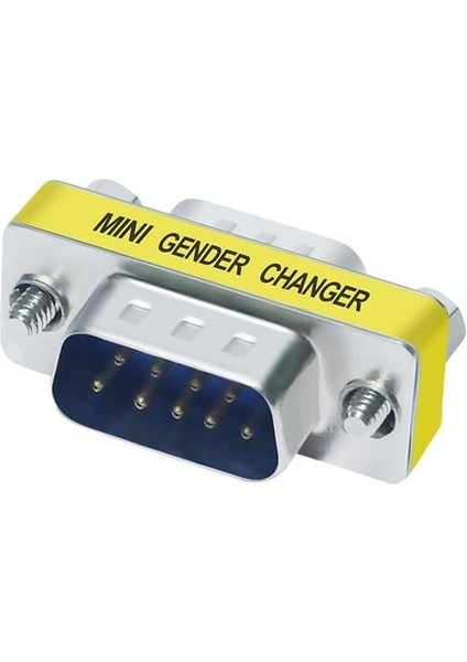 Powermaster PM-5455 Db9 RS232 Erkek-Erkek (M2M) 9 Pin Çevirici Ara Adaptör