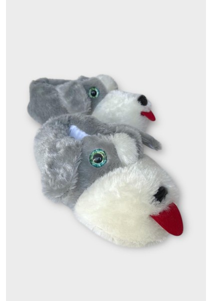 Unisex Cam Gözlü Kışlık Sıcak Tutan Panduf Gri fiyatları