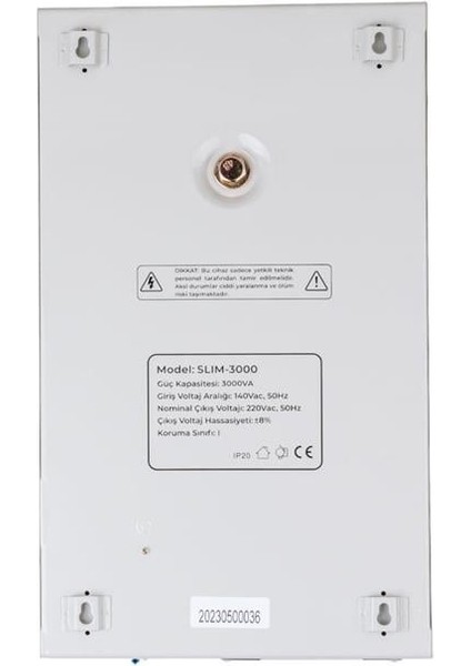 Powermaster SLIM-3000 Otomatik 3000 Watt Kombi Voltaj Regülatörü modelleri