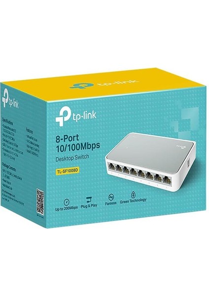 Tp-Link TL-SF1008D 8-Portlu 10/100MBPS Masaüstü Switch indirimleri