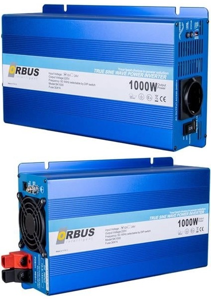 Orbus 12V 1000 Watt Tam Sinüs Invertör modelleri