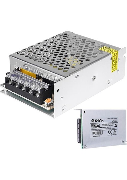 S-Link SL-KA65 12 Volt 5 Amper 65 Watt Metal Kasa Adapatör