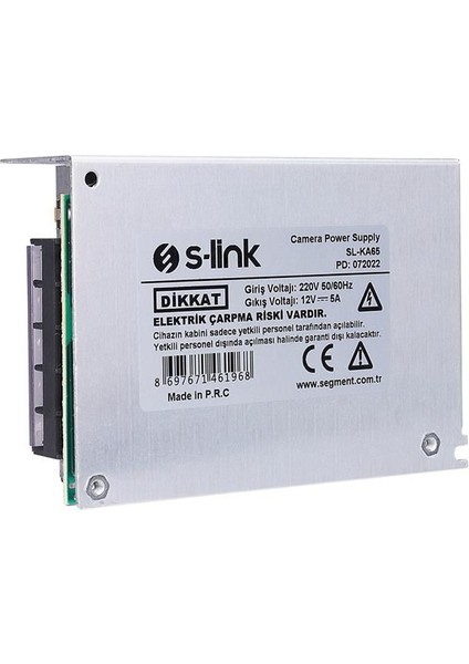 S-Link SL-KA65 12 Volt 5 Amper 65 Watt Metal Kasa Adapatör fırsatları