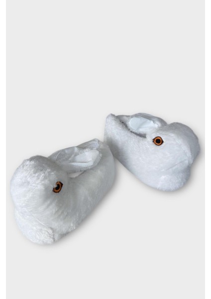 Tavşan Model Şişme Peluş Çocuk Panduf Beyaz modelleri