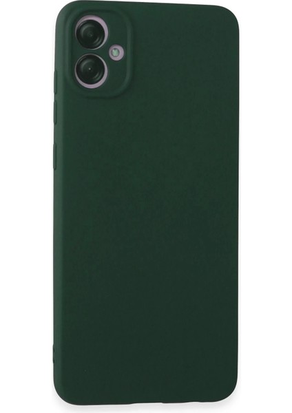 Samsung Galaxy A05 Kılıf First Silikon - Koyu YEŞIL-(5796)