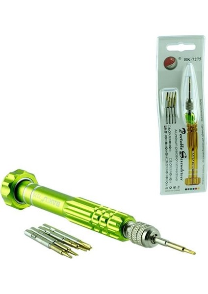 Baku BK-7275 Hassas 5 Uçlu Tornavida Seti
