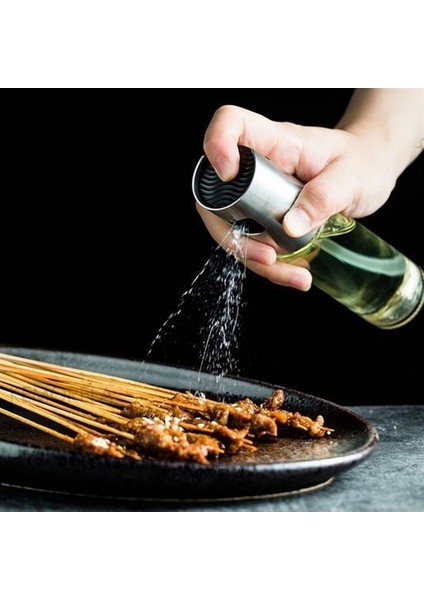 100ML Kapasiteli Şeffaf Spreyli Yağdanlık Sosluk Yağ Püskürtücü Yağ Şişesi fırsatları