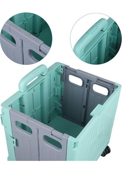 Sunup SN-26966 Katlanabilir Market Pazar Kamp Tekerlekli Alışveriş Arabası 60KG Kapasiteli fiyatları