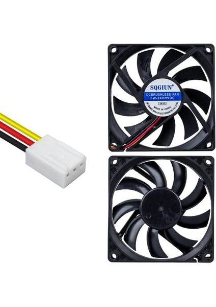 Powermaster IC-216A 3p Kablolu 80X80X15 24VOLT Fırçasız Dc Fan