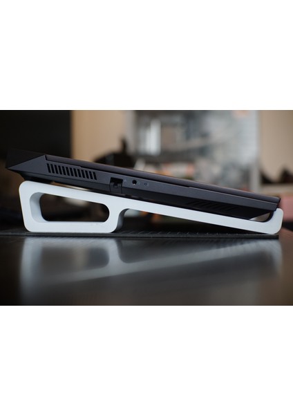 Beyaz Ergonomik Laptop Standı – Notebook, Bilgisayar Yükseltici, Isı Dağıtıcı, Taşınabilir Notebook Tutucu modelleri