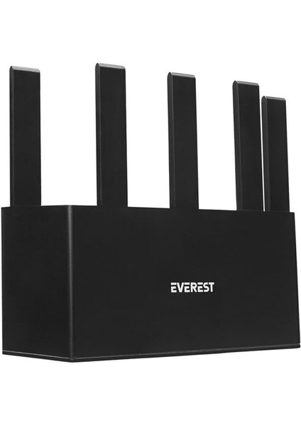 Everest EWR-X3000MBPS-V1 X3000MBPS Dualband 5*6dbi 1 Wan Port + 3 Lan Port Wi-Fi 6 Wisp+Ap+Repeater Destekli Kablosuz Wifi Router fiyatları