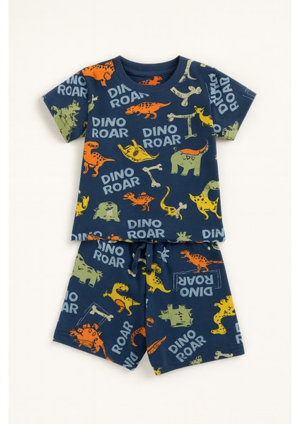 Rahat Giyim Şort Tişört Pijama Takımdinoroad