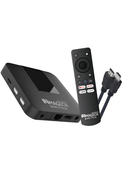 Magbox Magroid Qualitech 32GB HDD - 2gb Ram 2.4g H313 Cpu Android Tv Box