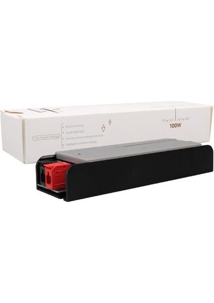 Powermaster PM-26843 12/24/36/48 Volt 4 Amper 100 Watt Metal Kasa Kademeli Adaptör Voltaj Göstergeli 148X43X27MM indirimleri