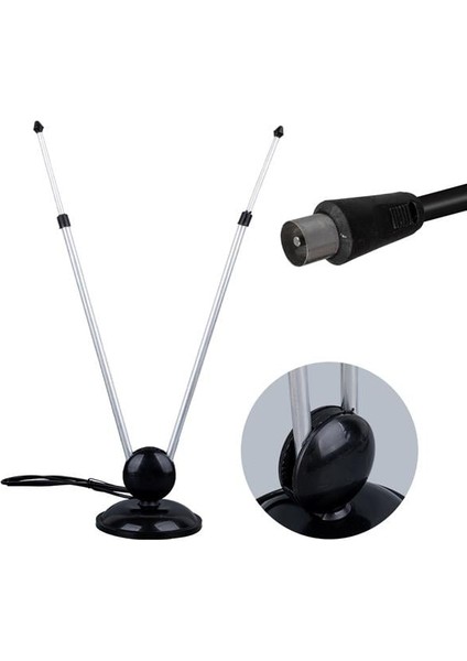 Powermaster PM-25024 Tv Üstü Eski Tip Karasal Yayın Anten