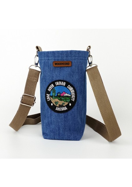 1 Litrelik Kot Termos Matara Kılıfı Arizona Temalı