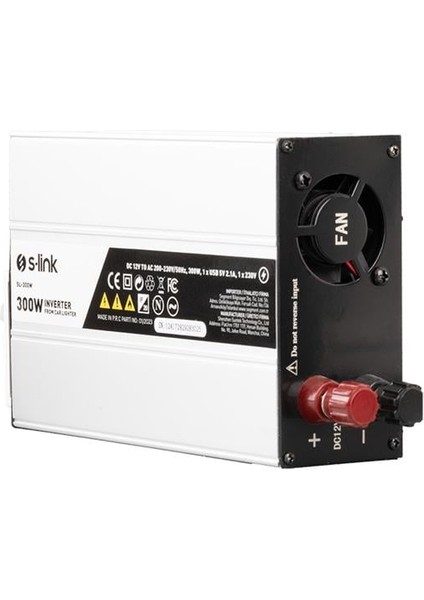 S-Link SL-300W 300W DC12V-AC230V Çakmaktan Power Inverter modelleri
