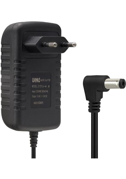 Weko 16.8 Volt - 2 Amper Ledli̇ Pri̇z Ti̇pi̇ 5.5*2.5 Uçlu Şarj Adaptörü