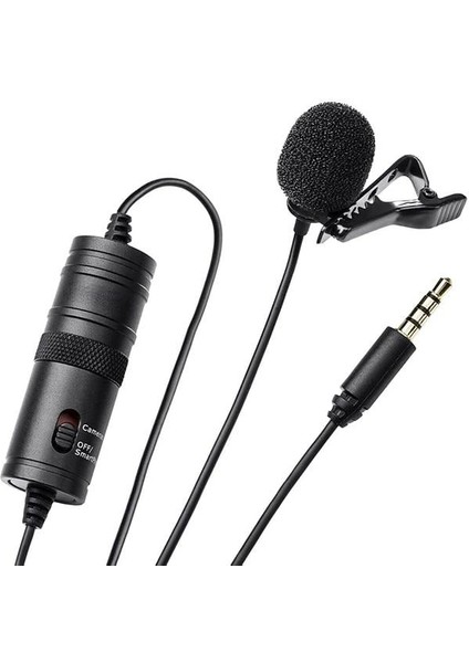 Haiki HK-401 Profesyonel Youtuber Kamera Telefon Yaka Mikrofonu (6 Metre Kablolu) fiyatları