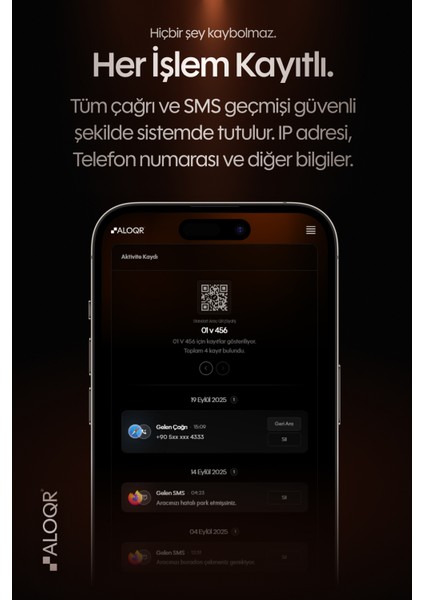 Gece Kızılı Qr, Yeni Nesil Dijital Araç Numaratörü, Akıllı QR Kodlu Park Etiketi, Numara Gizleme ve Araç İletişim Sistemi fiyatları