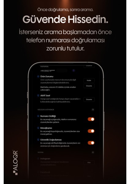 Gündoğumu Turuncusu Qr (Daire), Yeni Nesil Dijital Araç Numaratörü, Akıllı QR Kodlu Park Etiketi, Numara Gizleme ve Araç İletişim Sistemi fiyatları