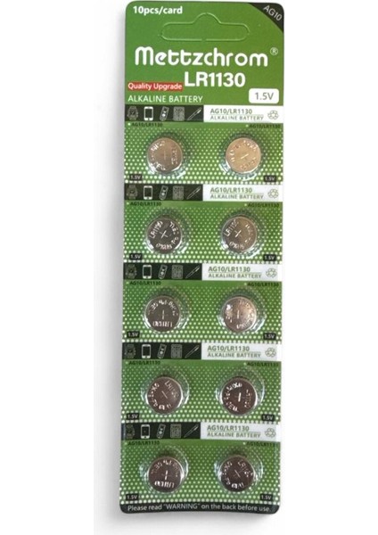 AG10 LR1130 389 SR1130 189 1.5V Alkaline Düğme Pil 30 Adet fırsatları