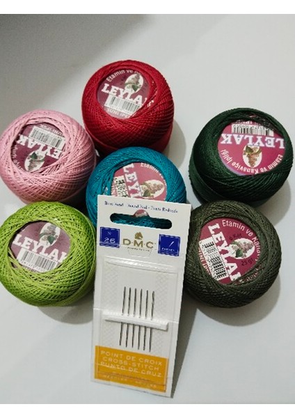 Etamin ve Kanaviçe Ipliği 9 Kat 25GR - 544 - 6409 -363 - 63 - 1827 - 1840 fiyatları