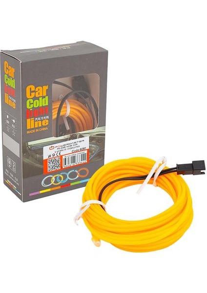 Powermaster 5 Metre 5 Volt USB Adaptörlü Neon Sarı Ip Aydınlatma PM-6081 modelleri