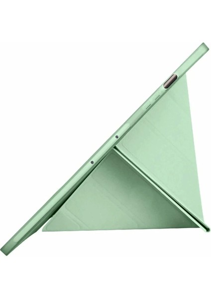 Samsung Galaxy X610 Tab S9 Fe Plus 12.4 Kılıf Kalemlikli Mars Tablet Kılıfı - Açık YEŞIL-(5796) modelleri