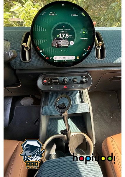 Mini Countryman Uyumlu Araç Içi Telefon Tutucu 360 Derece Döndürülebilir Yükseklik Ayarlı Magsafe Tutucu modelleri