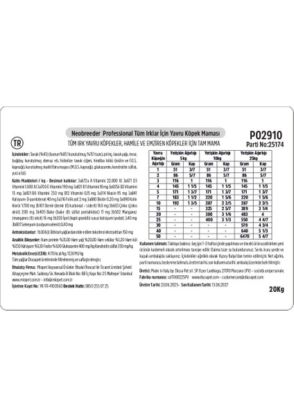 Pro Tavuk Tüm Irklar Yavru Köpek Maması 20 kg fiyatları