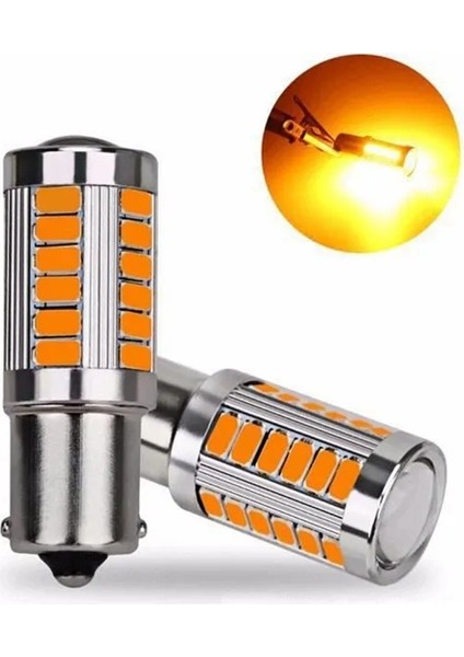 P21W 144 Ledli Ultra Parlak Geri Vites Park Ampül Tek Duy Turuncu (2 Adet) fiyatları
