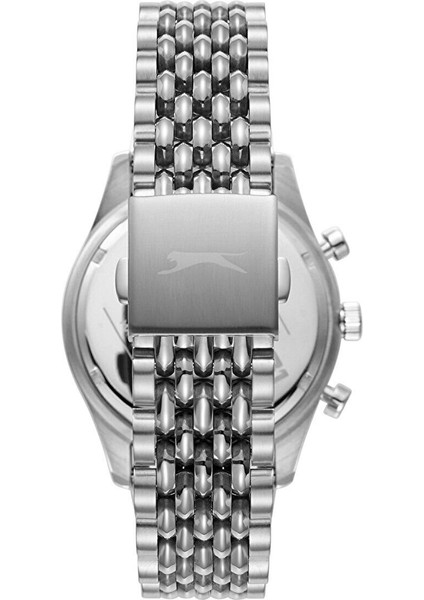 SL.09.2417.2.05 Erkek Kol Saati | 44 mm Gümüş Kadran, Paslanmaz Çelik Kasa, Kronograf fırsatları