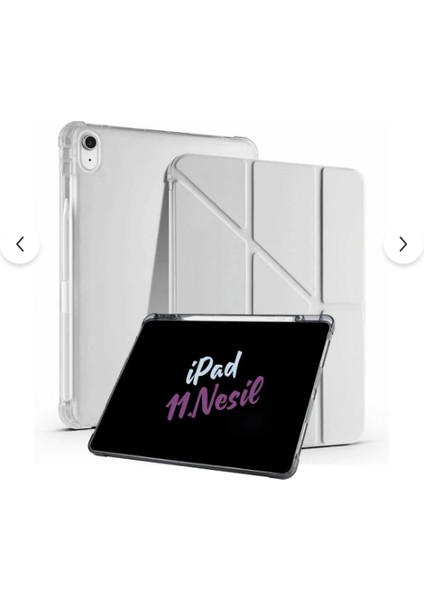 iPad A16 11. Nesil A16 2025 Uyumlu Tri Folding Tablet Kılıfı + Avuç Içi Algılamayan Tablet Kalemi fiyatları