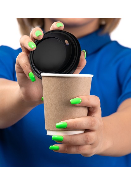 8 Oz Emzik Kapak Siyah 100 Adet